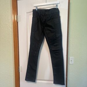 J Brand Black Moto Skinny jeans